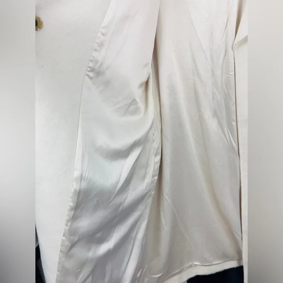 “Guess” - Cream Snow White Belted Trench Coat (Sustainable Wool Garment) NWT - Picture 8 of 15